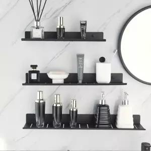 접착식 욕실 60CM 선반 세면대 다용도 무타공코너 수납 모서리 수납장