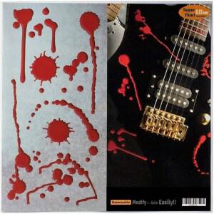 기타 및 베이스용 인레이 스티커 - 흩어진