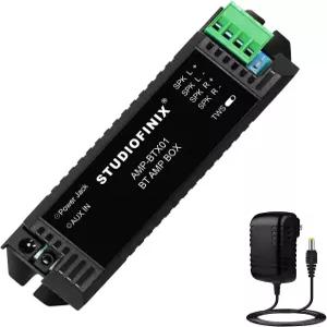 TWS AUX 교체 부품이 있는 패시브 스피커용 스투디오파이닉스 2채널 미니 5.1 블루투스 앰프 벽/천장/서랍