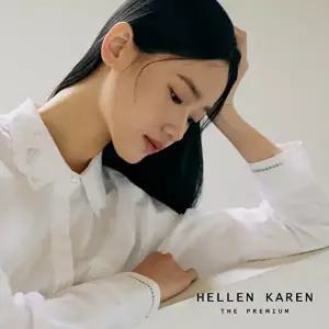 [헬렌카렌 더프리미엄]26SS 레이스 카라 셔츠