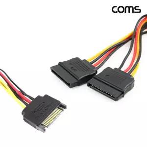 SATA 229XKP29 15Pin 전원 확장 Y 케이블 IDE 1개 Fx2 2개