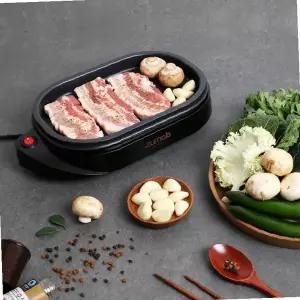 가정용 미니 전기그릴 일인용 고기 불판 자취 원룸 실내 구이 조리 간편 요리