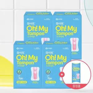 화이트 오마이탐폰 체내형 생리대 레귤러 12개입 X 4팩