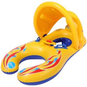 부모 아이 2인 플라밍고 내부 COOL 튜브 스노우 다람쥐통 튜브 풍선 피콕