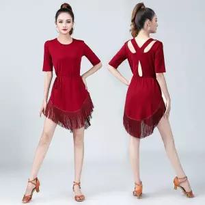 여성 라인 댄스원피스 사교 줌바