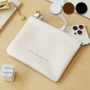 원터치 자석 파우치 휴대용 화장품 이너백 데일리 메이크업 백