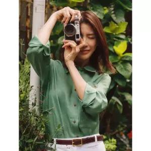 갤러리아 컬러풀 린넨 셔츠 VOCNL5M4221