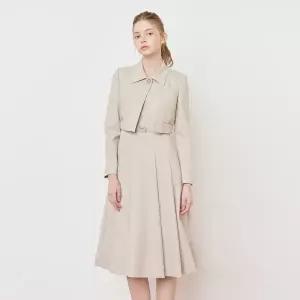 [롯데백화점]케네스레이디 원버튼 사선 자켓 벨티드 원피스 (EWOPPA30)