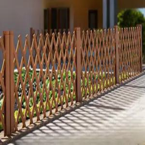 연못 울타리 자바라 야외 지면 정원 철제 광장 탄색 가림막 파티션 담장