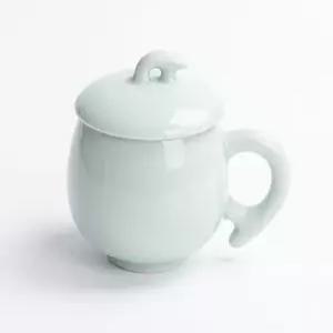 쌍화차잔 도자기 뚜껑 찻잔 한방 커피잔 전통 대추차 여주 쌍화차 분청