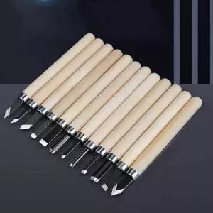 목공 조각도 칼 세트 나무 공예 12종