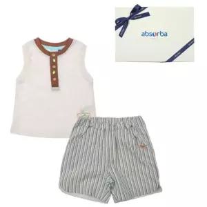 [갤러리아] (압소바출산,백일,돌,귀여운유아복)니콜라상하(A13-21215)