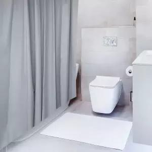 [콩심팥심]대 샤워 커튼 ZF 그레이 반투명 컬러