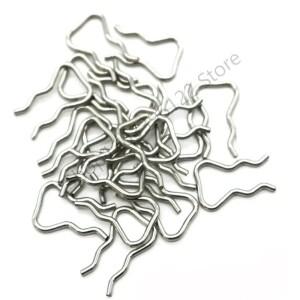 Bo-sch 솔레노이드 밸브 커먼레일 주입 클립, 디젤 연료 인젝터 리턴 파이프 클램프, 100 개