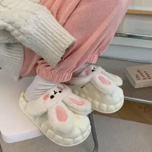 토끼 슬리퍼 귀여운 겨울 실내화 집신