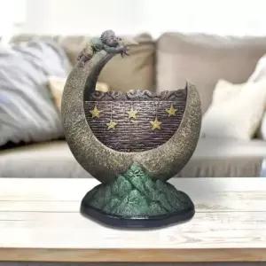 실내분수대 꾸미아트 별 해는 밤 인테리어 실내 분수대