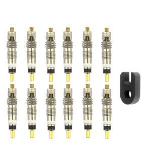 자전거 탈착식 프레스타 밸브 코어 교체용 황동 튜브리스 리무버 도구 로드 MTB 자전거용