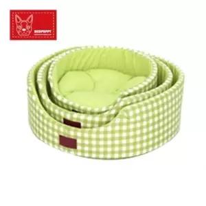 [셀러허브]중소형견용 원형 방석겸 쿠션 대형 Y211326 꿀잠방석 (S46153311)