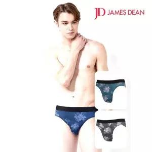 [셀러허브]제임스딘 남성 표범폴리스판 삼각팬티 남자브리프3매 (S26189204)
