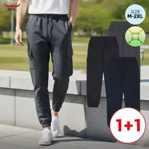 [1+1]BFL 데일리룩 활용성이 좋은 카고스타일 조거팬츠 밴딩바지 캠핑 등산 작업복 B2FBPS-570