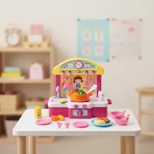 똘똘이 말하는 주방놀이 소꿉놀이 음식모형 요리 세트 소꿉 주방식기 싱크대 장난감 역할놀이