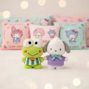 산리오 볼빨간 케로피 한교동 포차코 인형 라이트 멜로디 아크릴 키링 홀로그램 네임택