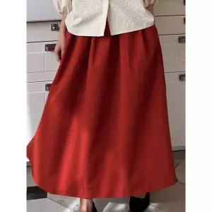 [디얼마미] 엠보 셔링 스커트 /마담 미시 중년 여성 빅사이즈 40대 50대