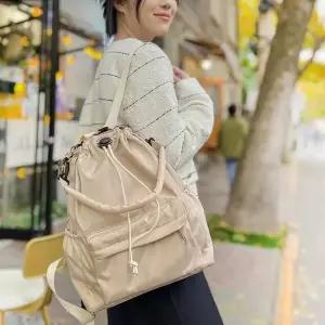 테블릿수납 캠퍼스룩 복조리 숄더 백팩 J20659 옆가방 (33649527A)