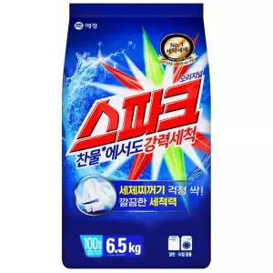 스파크 가루세제 6.5kg x 1개 / 세탁세제