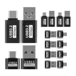 타입C 젠더 16개 세트 충전 데이터싱크 CtoA AtoCC C충전 C전송 휴대폰 변환 USB용 USB A젠더 C변환 C형
