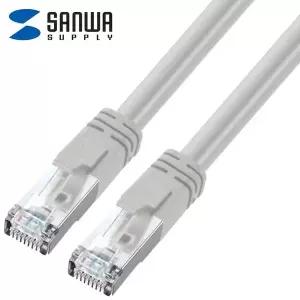 (SANWA) 354RAA00 48V지원 CAT.6 UTP PoE 랜케이블(그레이) 20M