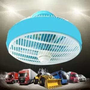 화물차 트럭용 대형 선풍기 지게차 굴삭기 차량용 냉방 고출력 팬 중장비 차박 12V