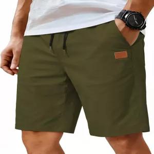 COOFANDY 남성 캐주얼 반바지 면 신축성 허리 드로스트링 경량 여름 해변