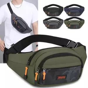 [셀러에이드]허리색 가방 캐주얼 더플백 커플 보조 허리가방 여행