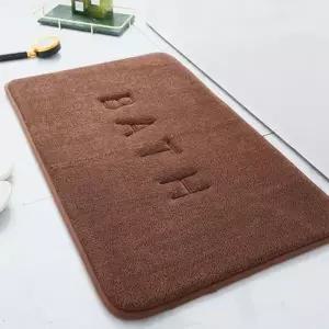 비타리토 극세사 메모리폼 발매트 80x50cm 브라운 (KYR-WFG95DC)