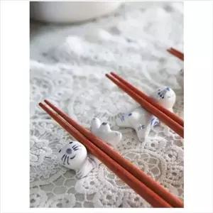 D14 MG29SW80 도자기 네코 젓가락받침 5P세트