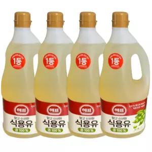 사조 해표 식용유 1.8L 4병