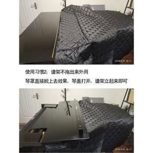 삼각 피아노 방수 커버 두꺼운 패딩 방진 방습 보호 덮개 악기 보호 커버