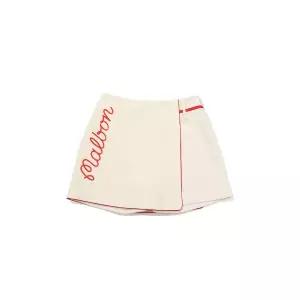 매장정품 MALBON GOLF 말본골프 랩 스커트 룩 반바지 CREAM (WOMAN) M4222PHP17CRM 1085175