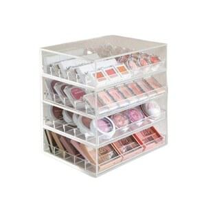 아크릴서랍 다용도 수납함 선반 11 2 2 칸막이 수납 플라스틱수납함 상자 싱크 2단