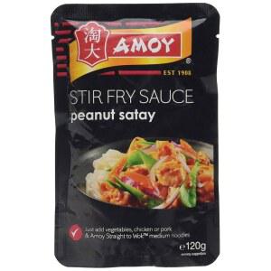 아모이 - 볶음 소스 - 땅콩 사테이 - 120g