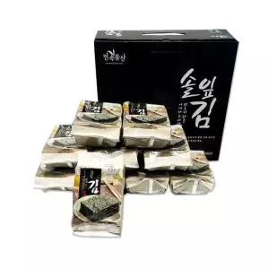 솔잎김 뚜껑 식탁김 10봉 세트 x 1개