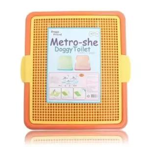 [반려] 매트형 애견 배변판 애완동물 위생용품 오렌지색