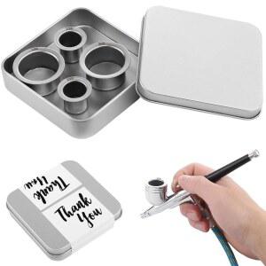 4PACK-에어브러시 페인트 필터 컵, 에어브러시 컵 (4) 여과기, 액세서리용 2.5-3.3CM(1-1.3인치) 지름 컵용