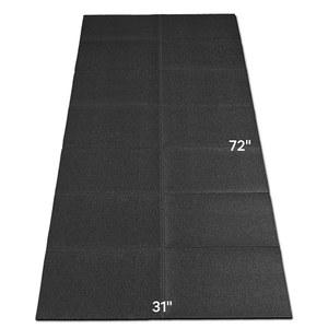 CIHI 접이식 보행 패드 러닝머신 매트 - 보호 바닥의 높은 반발력, 소음 및 진동 감소, 홈 운동용 미끄럼 방지 기능을 갖춘 운동 장비 매트