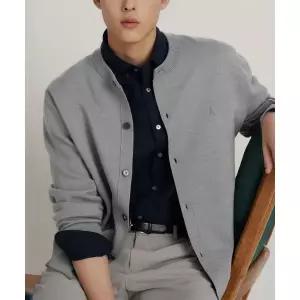 매장정품 빈폴 BEANPOLE MEN 베럴비 라운드 카디건 - 그레이 BC625AC113 652671