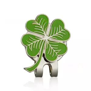 네잎 클로버 볼마커 볼마크 골프 클립 자석 모자
