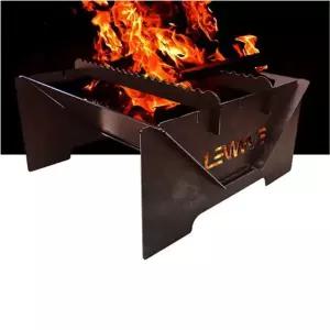 [골드스마일]국산 사각화로대 두꺼운 내열철판 접이식 스토브 장작화로 숯불