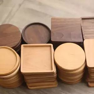 [골드스마일]우드 티코스터 차 컵 원목 받침대 카페 홀더 (A타입) 홈카페소품