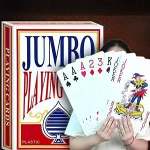 특대형  왕카드 A4 크리에이티브 점보 플레잉 포커 거대 마술 소품 파티용